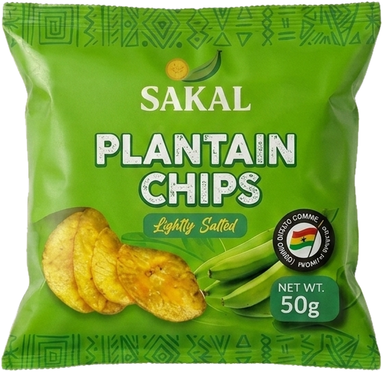 Sakal Plantain Chips Lightly Salted, 50g pack